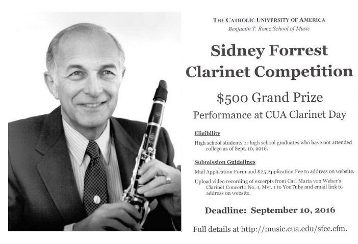 Sidney Forrest Clarinet competition