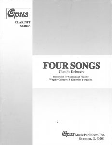 Debussy Four Songs