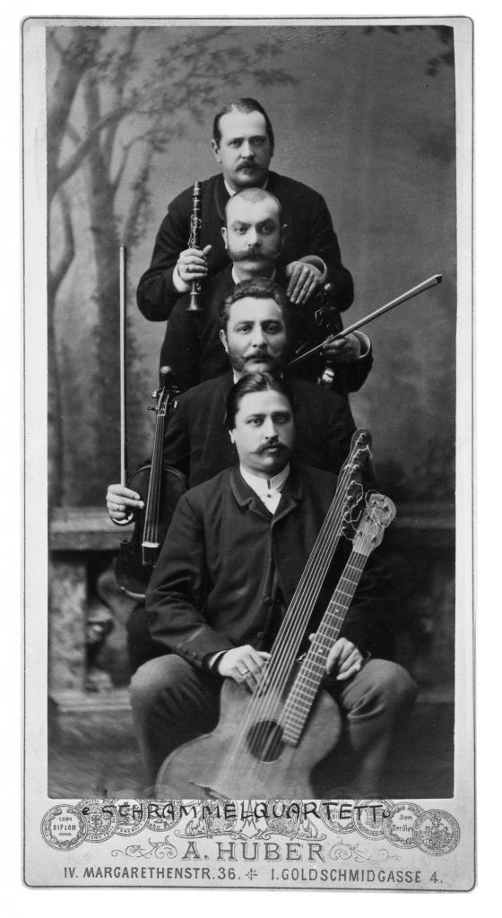 The Schrammel Quartet, Vienna, c.1890 (Austrian National Library)