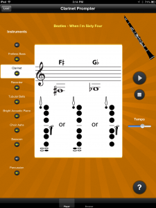 Figure 6 - Clarinet Prompter2